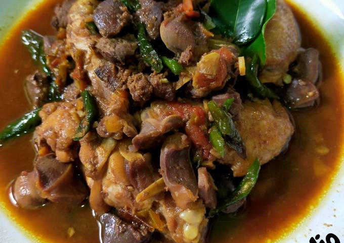 Ati Ampela Ayam Masak Cabe Ijo