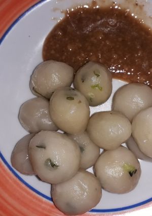 Foto resep Baso aci saos kacang mete