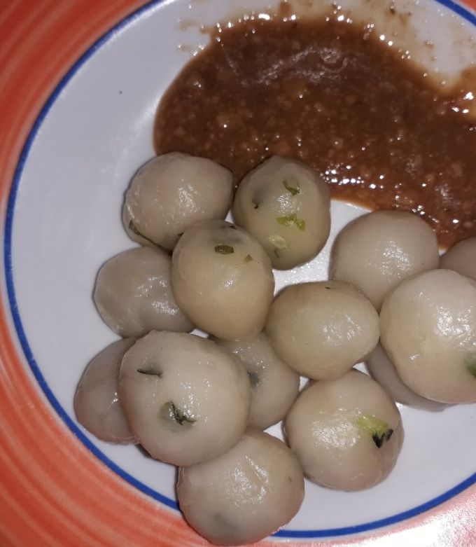 Foto resep Baso aci saos kacang mete