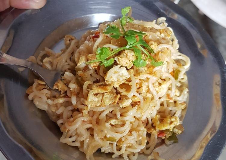 Easiest Way to Prepare Homemade Egg Maggie masala