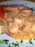Risotto con Calamari e Granchio