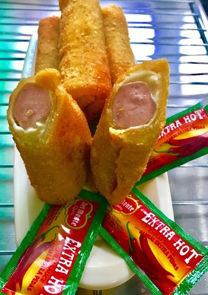 Foto resep Sosis gulung roti tawar