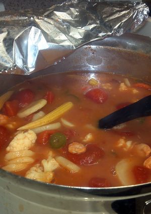 A picture of Spicy Shrimp Chilli.