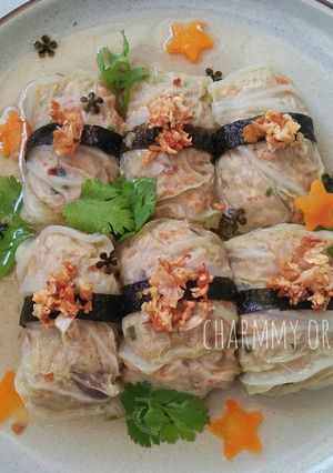 รูปของ ผักกาดขาวยัดไส้หมูสับ