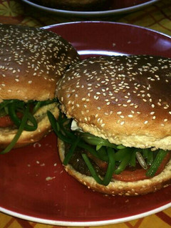 Una foto de Sándwich "Chacarero" Chileno