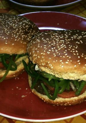 Una foto de Sándwich "Chacarero" Chileno