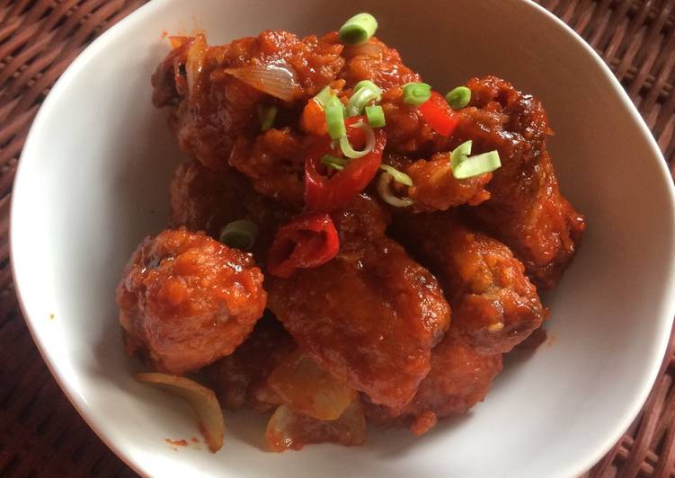 7 Resep: Korean fried chicken / yangnyeom tongdak Untuk Pemula!