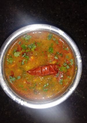 A picture of Dal-Bhaji.