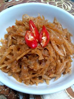 Foto resep Tumis pepaya muda pedas