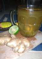 Wedang jahe, madu dan jeruk nipis
