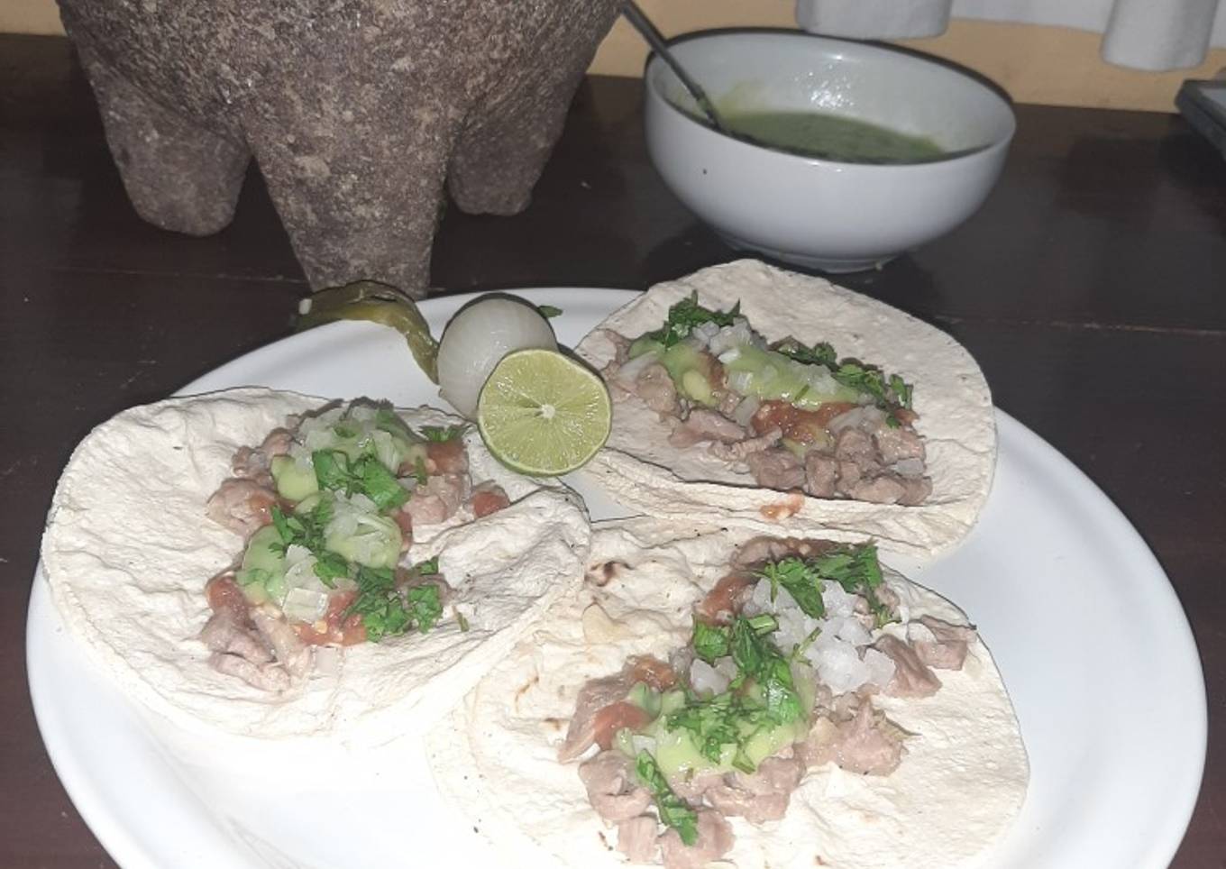 Tacos de bistec