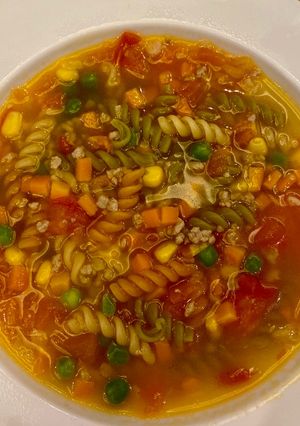 Hình của món Mì rau củ cho bé.