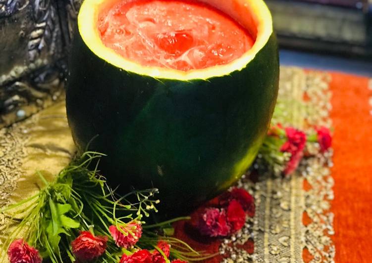 Steps to Make Ultimate Watermelon juice