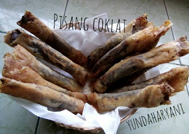 Cara Gampang Menyiapkan Pisang cokelat (piscok), Bisa Manjain Lidah