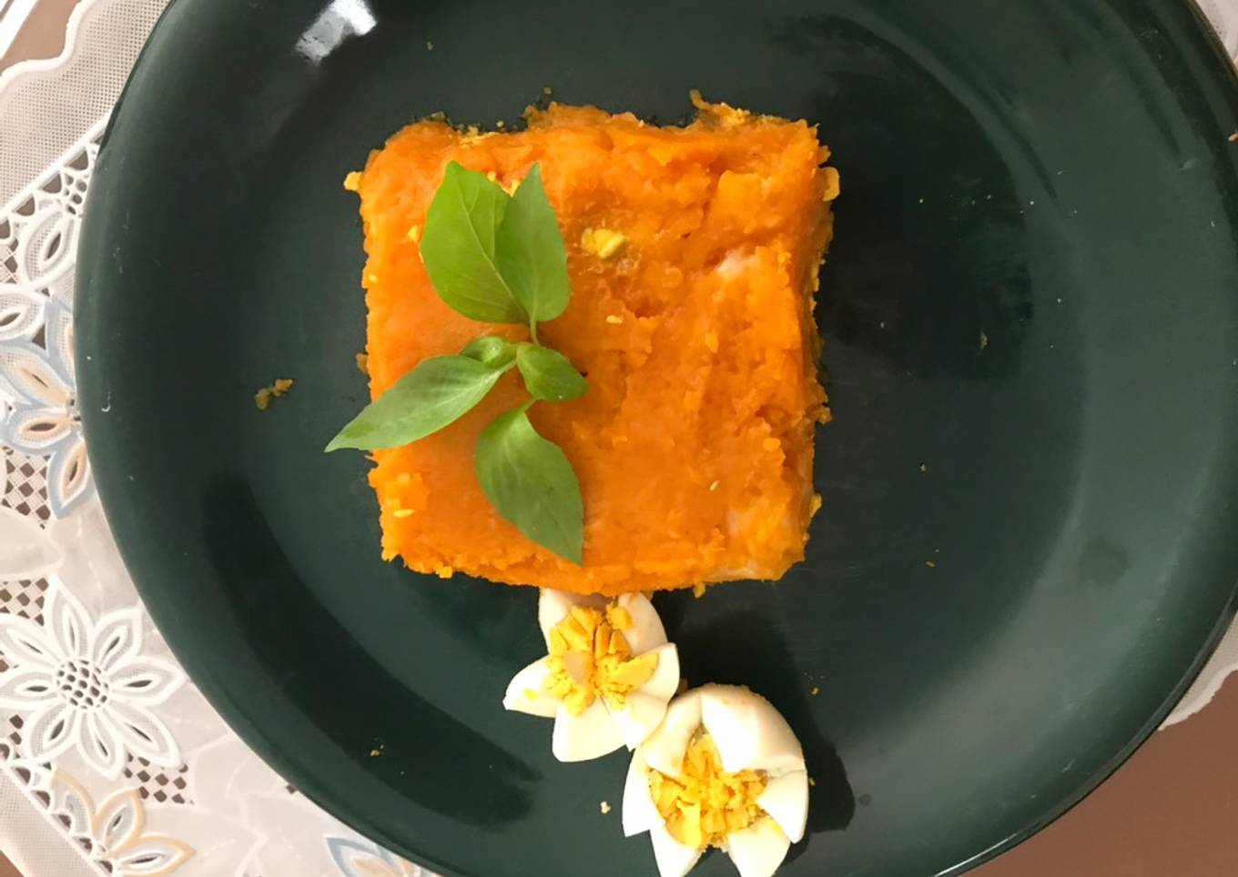 Puré de calabaza o ahuyama