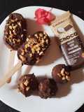 Helados sin TACC ni azúcar con barras de cereal de choco y coco