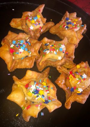 Una foto de Pastelitos de batata y membrillo😋