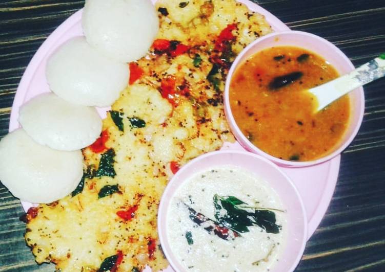 How to Prepare Any-night-of-the-week Uttapam with Idli