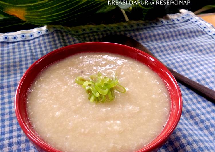 Masakan Populer Bubur Polos Enak Bergizi