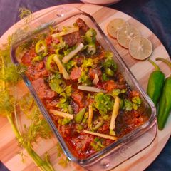 A picture of Beef karahi.
