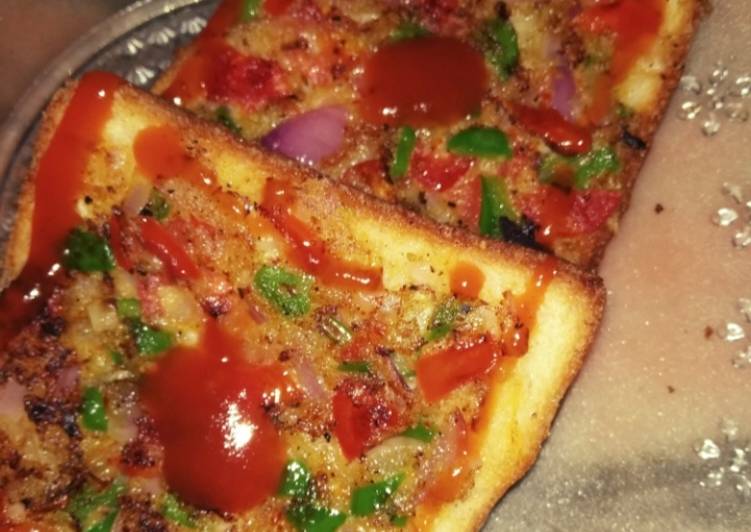 Easiest Way to Prepare Perfect Bread pizza