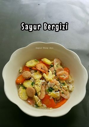Foto resep 402. Sayur Bergizi