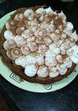 Una foto de Marquise de chocolate