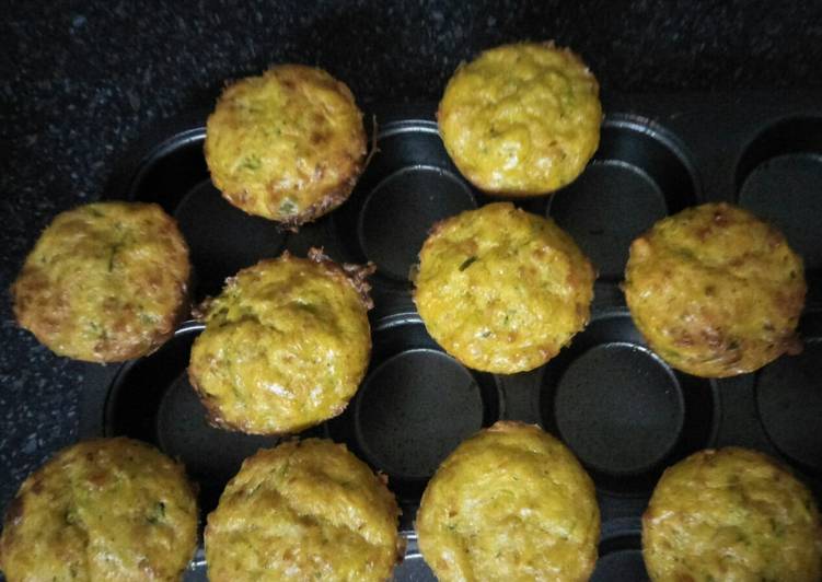 Recipe of Perfect Zucchini Cheese Muffins