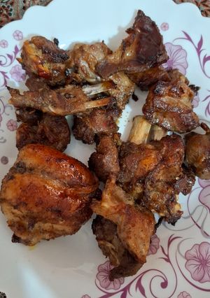 عکسی از دستور پخت گوشت در آون توستر