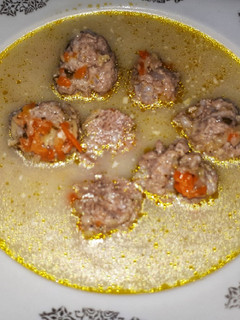 Gombócleves ciberével (csorba) recept fotója