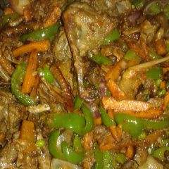 Stir fry pigeon meat A picture of Stir fry pigeon meat.