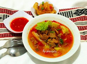 Foto resep Lontong Kari Daging Sapi