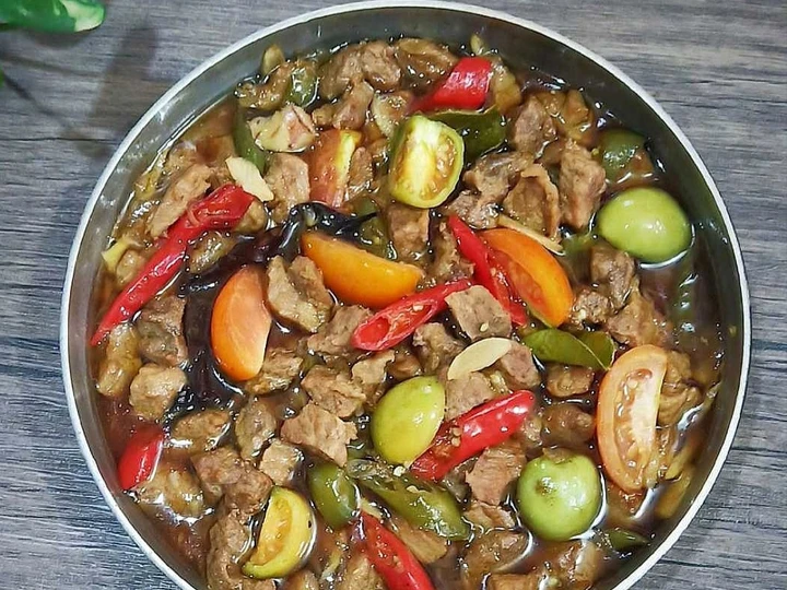 Cara Gampang Menyiapkan Resep 202. Asem-Asem Daging Sapi 🐂🐂 yang Lezat Sekali