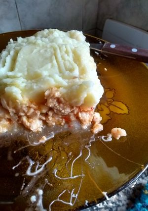 Una foto de Pastel de papas de pollo