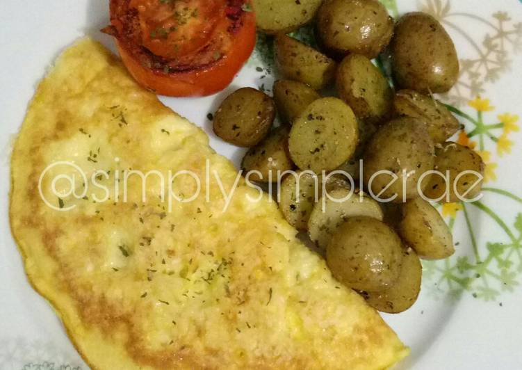 Kiat-kiat membuat Parmelette with Baby Potato and Tomato enak