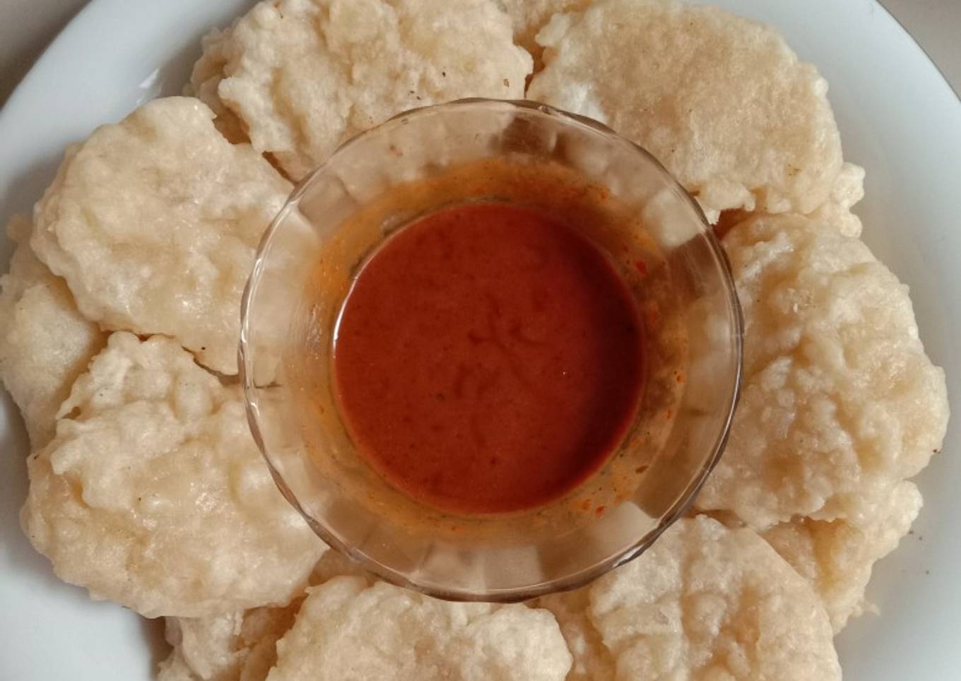 Cireng bumbu kacang