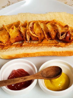 A picture of Hot dog potato crisps - Simple, fast and delicious!.
