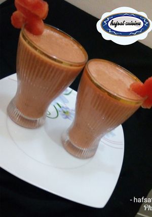 A picture of Watermelon smoothy.