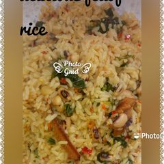 Jellof spinach rice A picture of Jellof spinach rice.