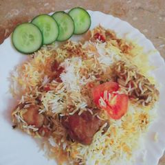 A picture of Chicken biryani # Eid kay pkwan.