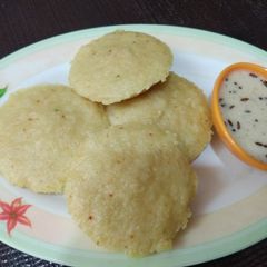 Moong daal idli A picture of Moong daal idli.