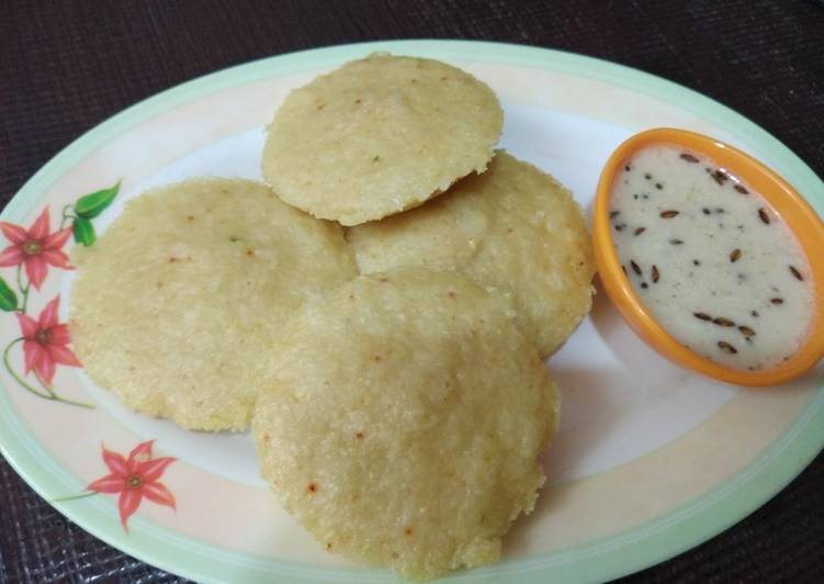 Recipe: Eating on a Dime Moong daal idli