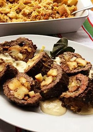 A picture of Fullblood Wagyu Top Round Steak Roulade.