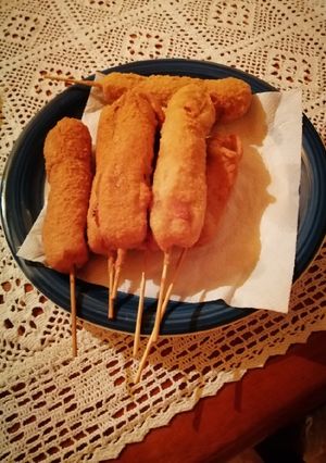 Una foto de Banderitas de vienesas ❤️