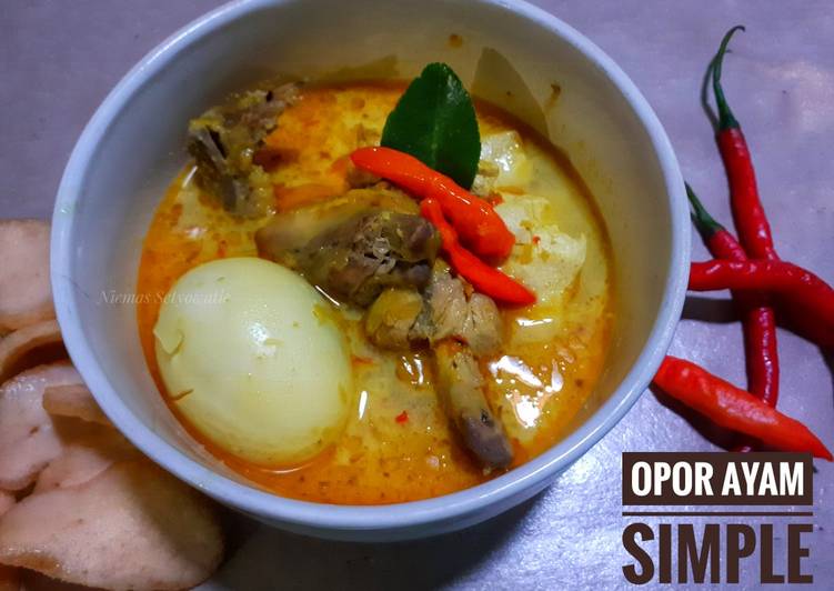 !IDE Resep Opor Ayam Simple Ala Simbok masakan rumahan simple
