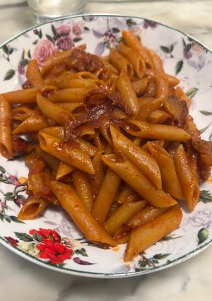 Foto di Penne lisce all’assassina versione amatriciana