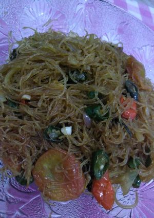 Foto resep Tumis bihun cabe hijau