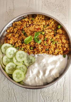 A picture of Millets Pulav.