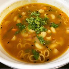Minestrone soup A picture of Minestrone soup.