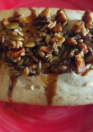 Una foto de Budín de Jengibre, especias dulces y frutas secas